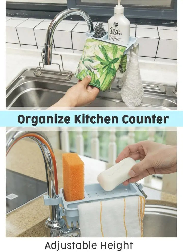 Organisateur de lavabo anti-bactérien premium