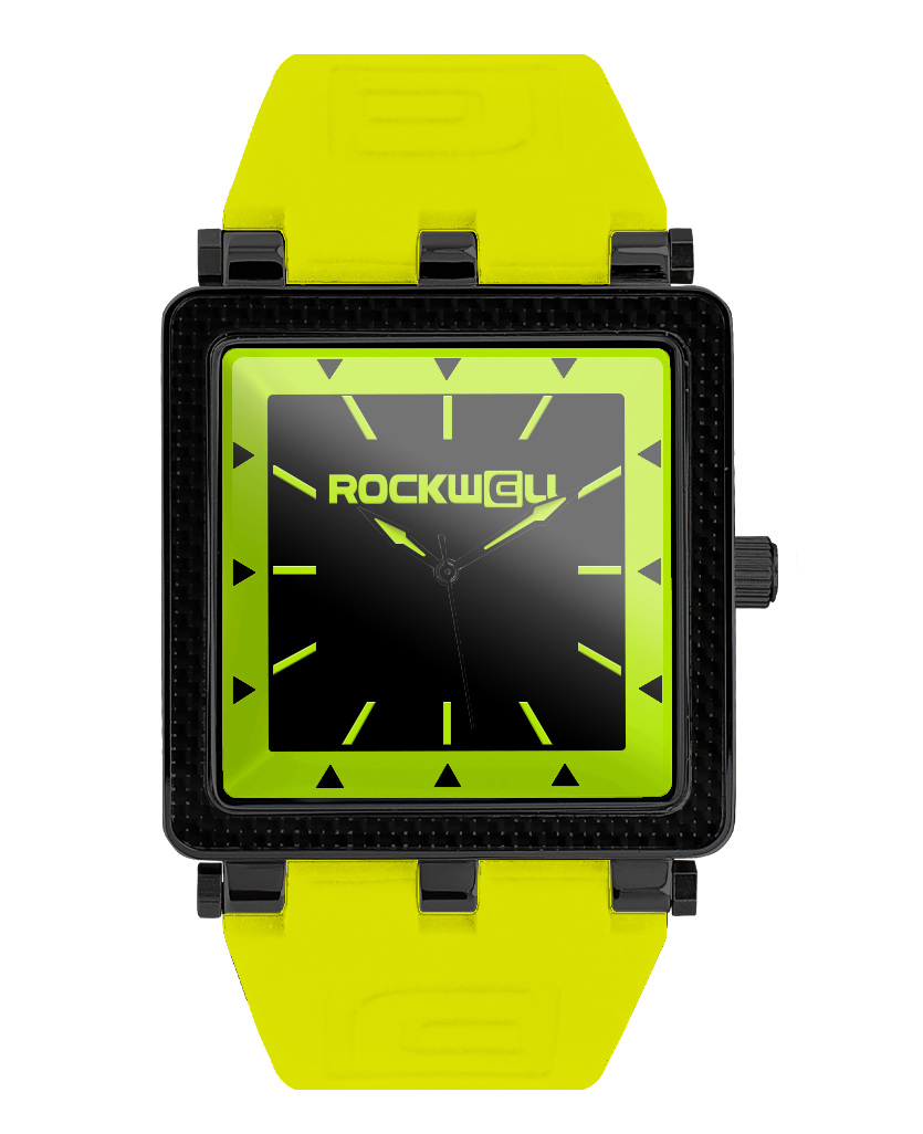Reloj CF Lite Negro/Amarillo
