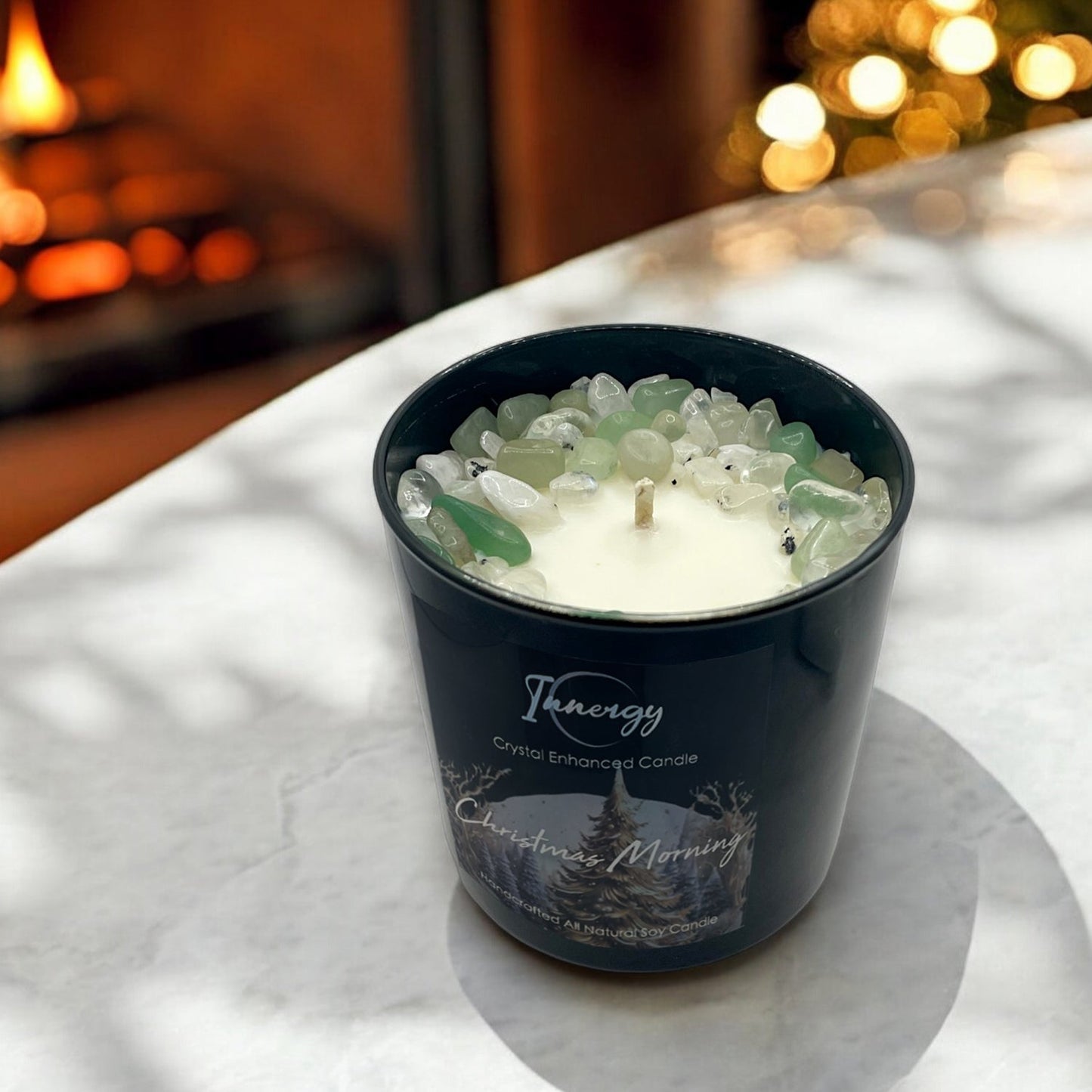 Exclusive Holiday Edition: Christmas Morning Crystal Candle | 9oz Coconut-Soy Blend - Korvel