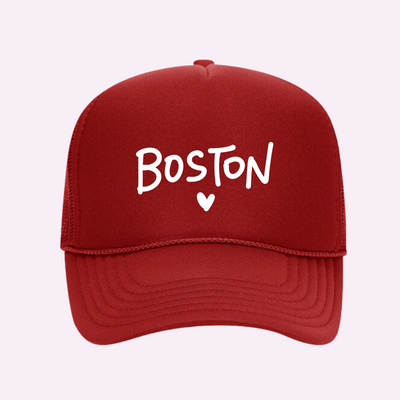 I Love Boston Trucker Hat