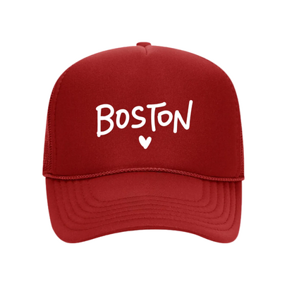 I Love Boston Trucker Hat