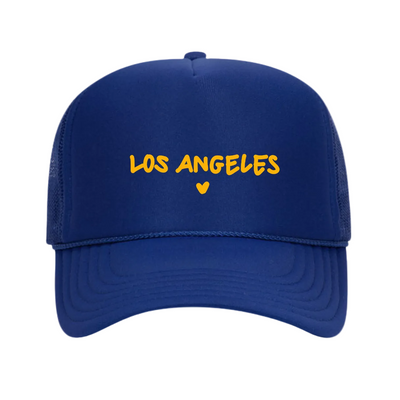 I Love Los Angeles Printed Trucker Hat