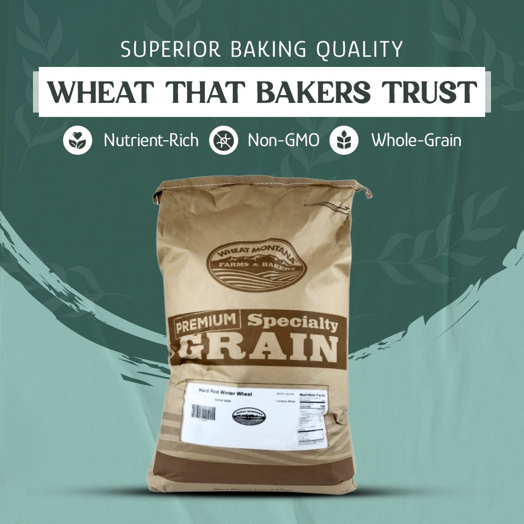 Bronze Chief Wheat Berries - Nutritious Red Grain for Baking - Korvel