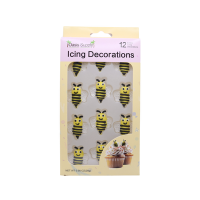 Edible Bumble Bee Decorations for Desserts