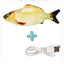 Jouet interactif pour chats avec chargeur USB - Poisson