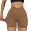 Shorts de Yoga Sin Costuras de Cintura Alta para Mujeres