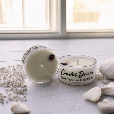Coastal Serenity, Premium Coconut-Soy Wax Tea Light Candle, 1oz - Korvel