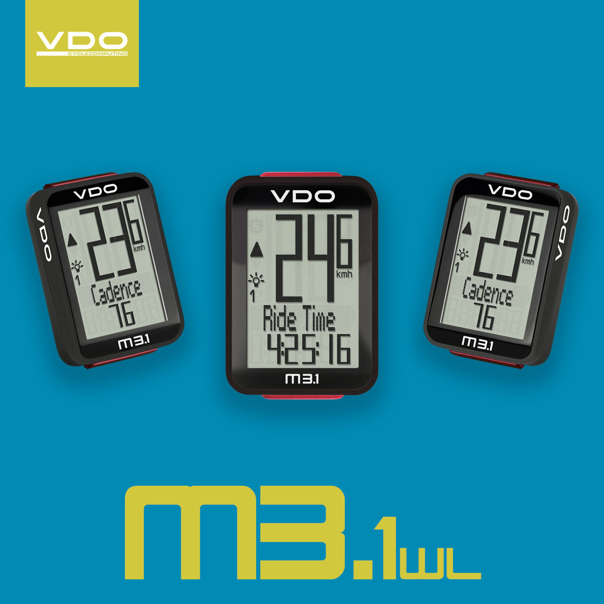 VDO M3.1 Wireless Bicycle Computer