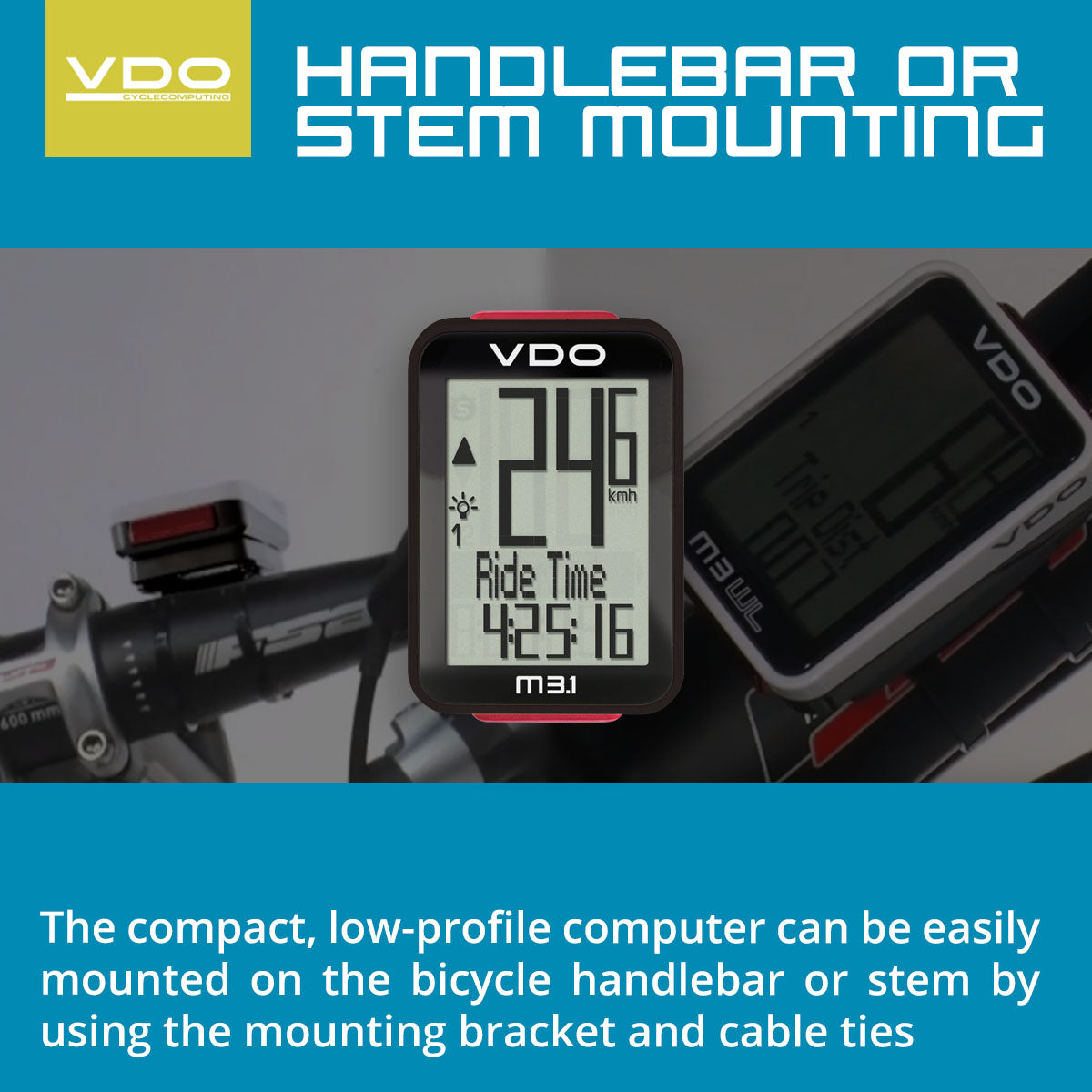 VDO M3.1 Wireless Bicycle Computer