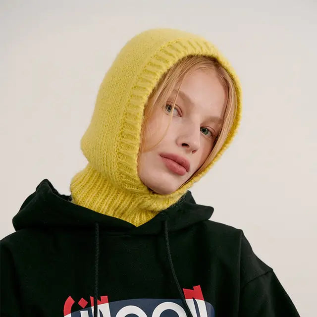 Gorro Balaclava de Punto para Uso Exterior en Invierno