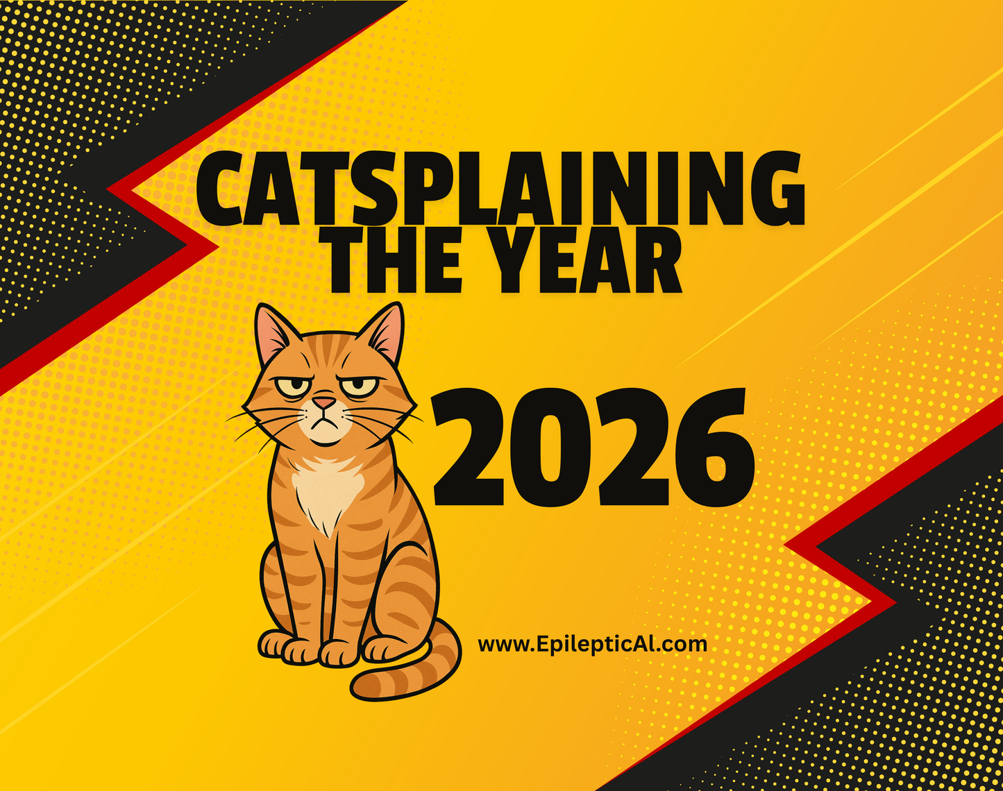 Catsplaining the Year – 2026 Funny Cat Calendar
