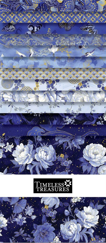Moonlight 10" x 10" Cotton Squares