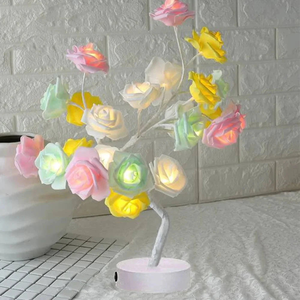 Enchanting LED Rose Flower Table Lamp