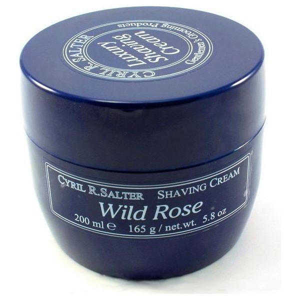 Crema de Afeitar de Lujo Wild Rose Cyril R. Salter 5.8 Oz