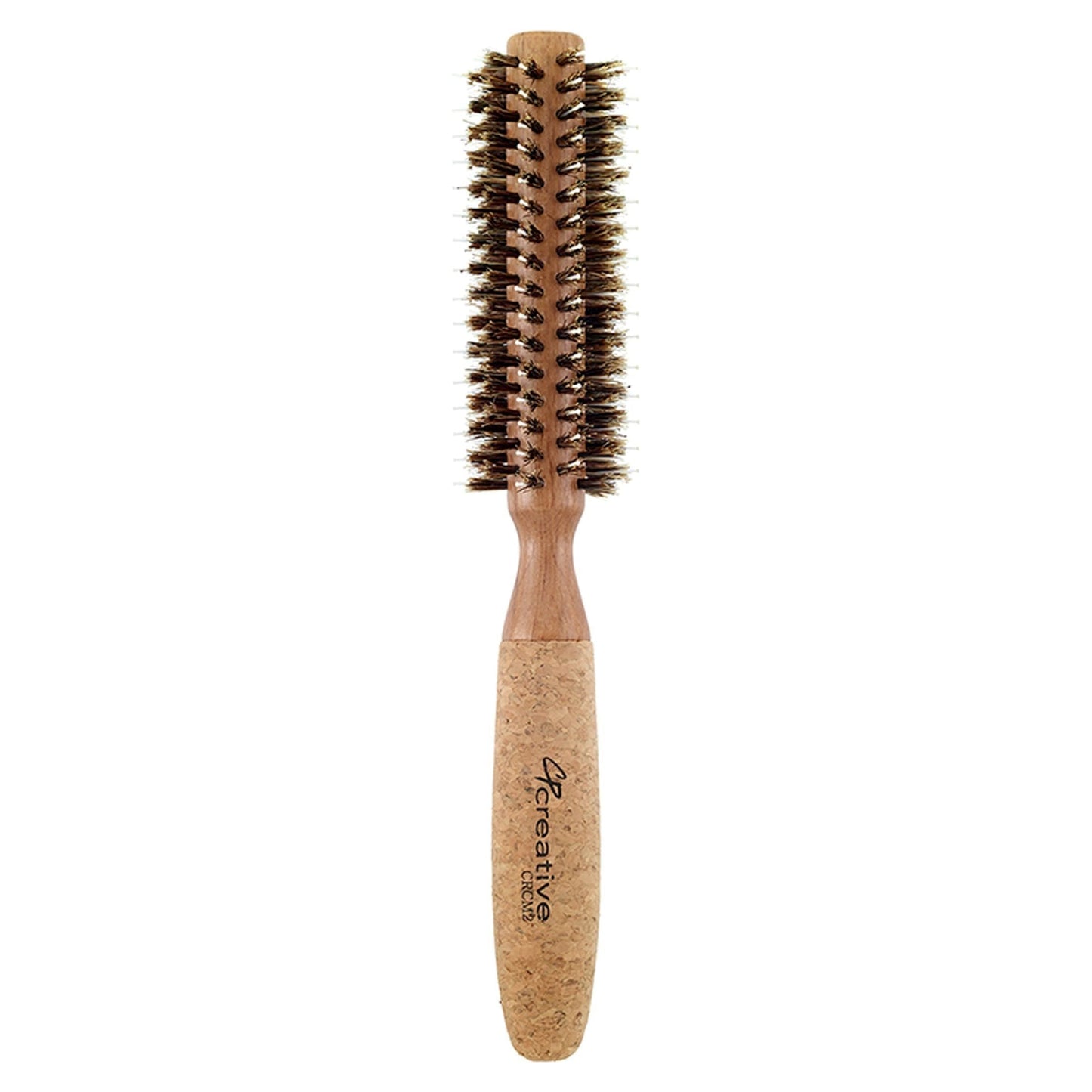 Brosse ronde en bois de bouleau et liège écologique