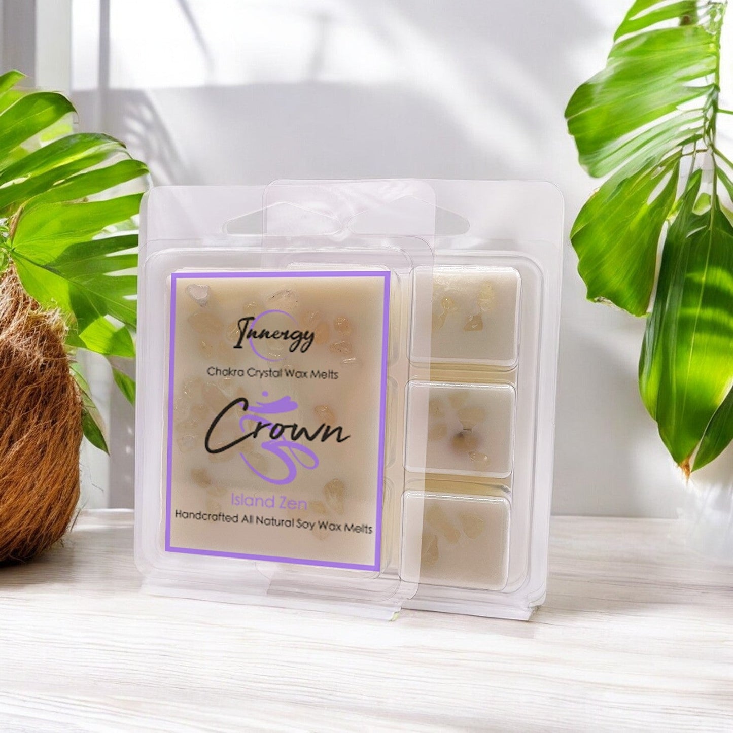 Elevate Your Spirit with Crown Chakra Crystal-Infused Wax Melts - Korvel