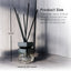 Crown Chakra Crystal-Infused Reed Diffuser with Island Zen Aroma, 100ml - Korvel