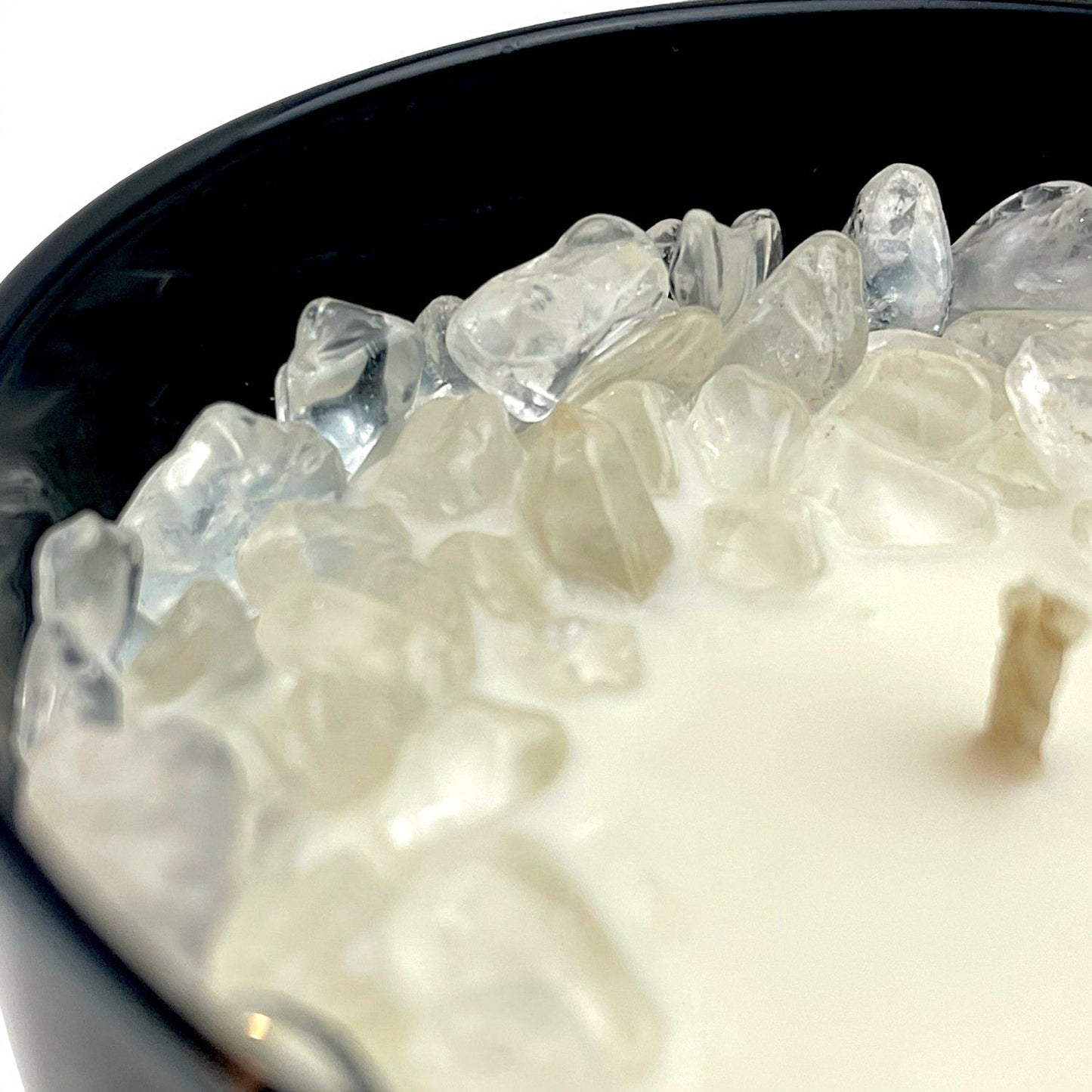 Crown Chakra Crystal Candle - Serenity & Enlightenment | 9oz Coconut-Soy Wax - Korvel