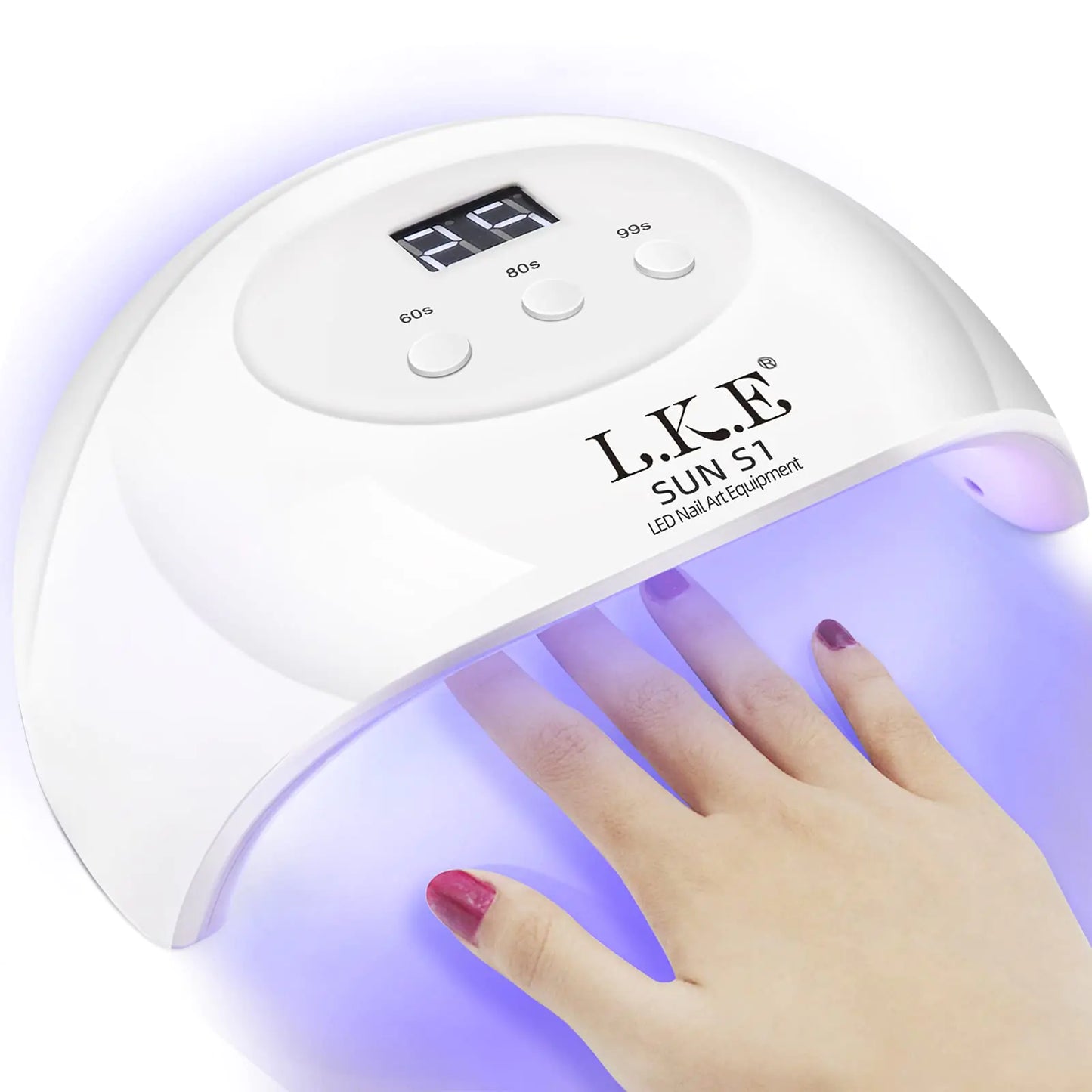 LKE 72W UV LED Nail Lamp for Gel Nail Polish