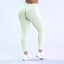 Pantalones de Yoga Sin Costuras de Cintura Baja en Tres Etapas