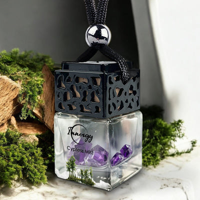 Cypress Mist Crystal-Infused Car Aroma Diffuser, 8ml - Korvel