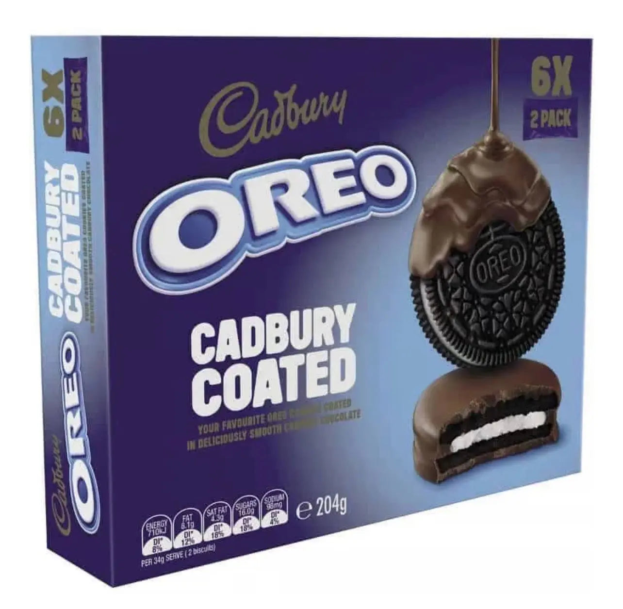 Cadbury Oreo Chocolate Coated Cookies – 204g