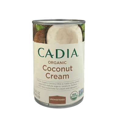 Organic Coconut Cream – Unsweetened & Dairy-Free | CADIA®