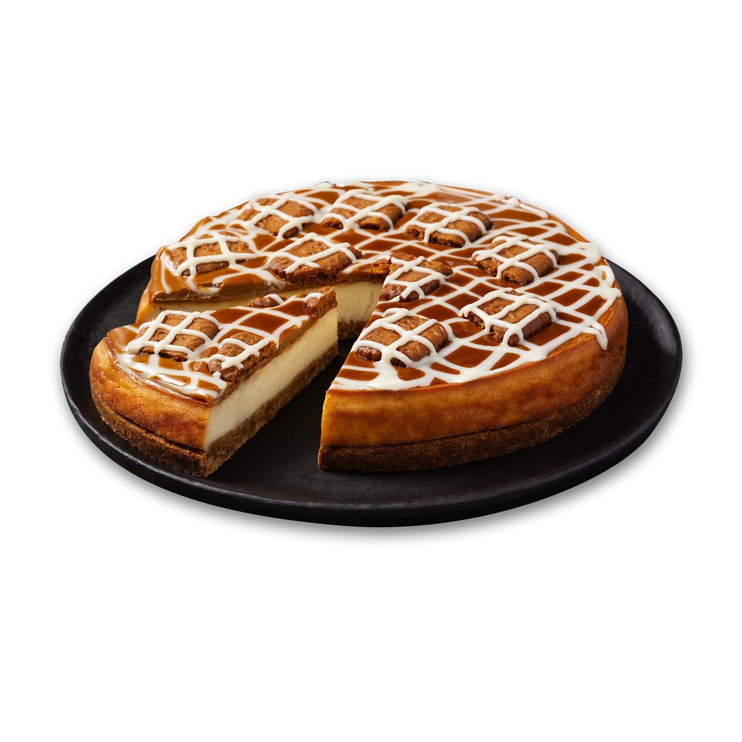 Tarta de queso Moda Lotus – 23 cm precortada, 12 piezas x 110 g (1320 g)