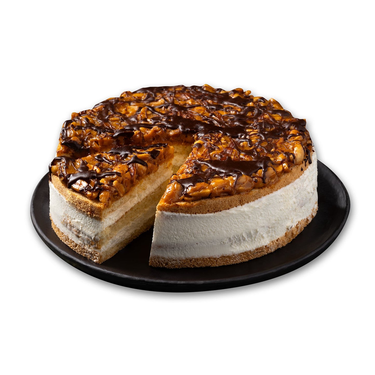 Moda Peanut Party Cake – 9" Pre-Sliced, 12 pcs x 110 g (2.9 lbs / 1,320 g)