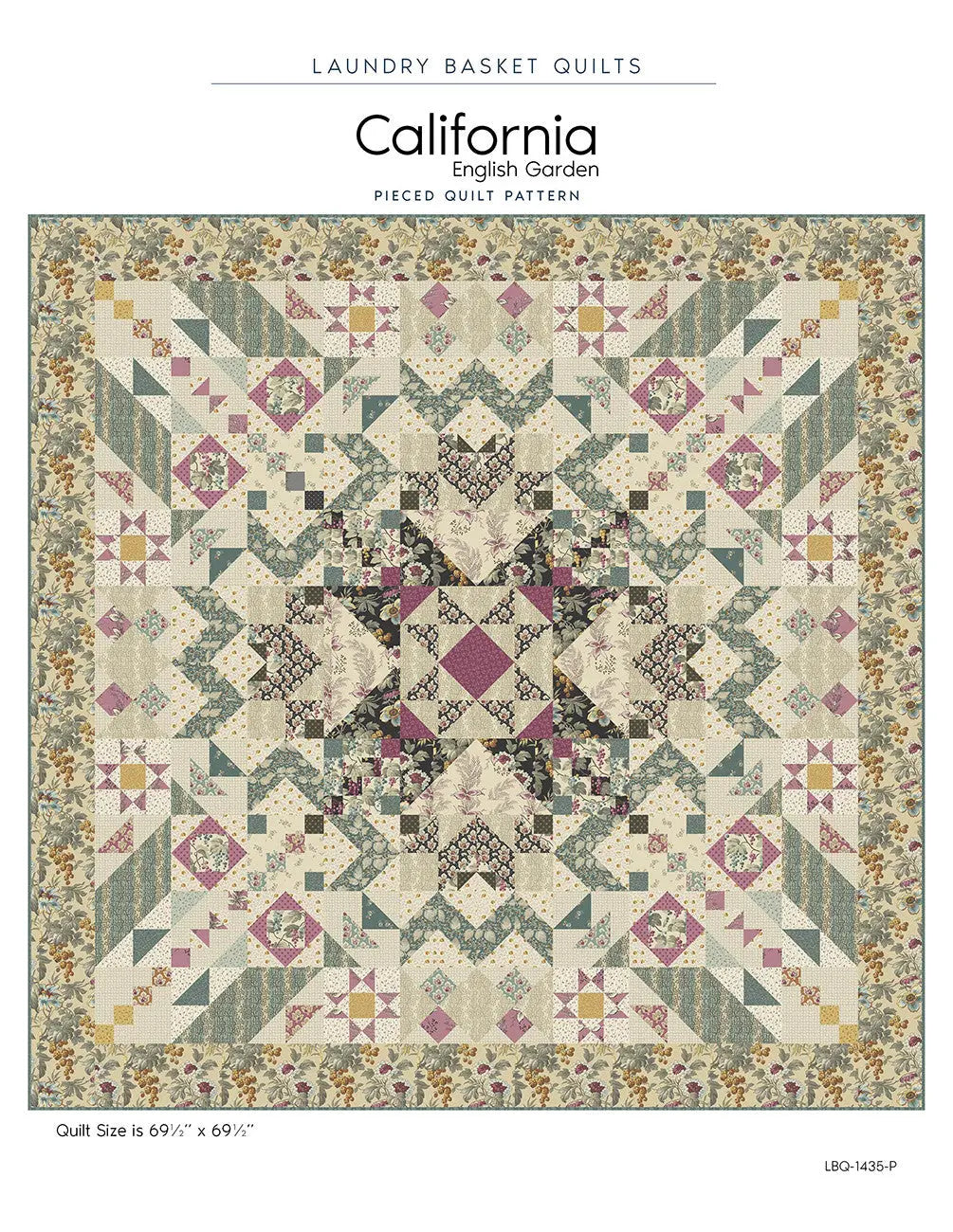 California - English Garden Quilt Pattern