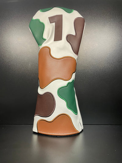 Eco-Friendly Cow Print Camo Golf Headcover