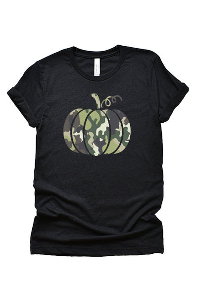 Camo Pumpkin T-Shirt - Fall Collection - Korvel