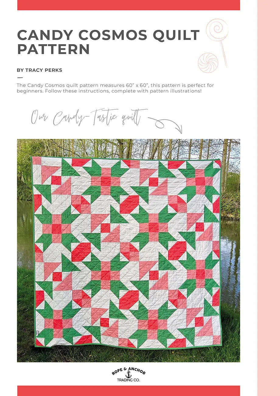 Candy Cosmos Quilt Pattern - Perfect for Beginners
