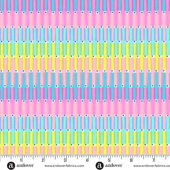 Tissu en coton Candy Shelved - 44"/45" par yard