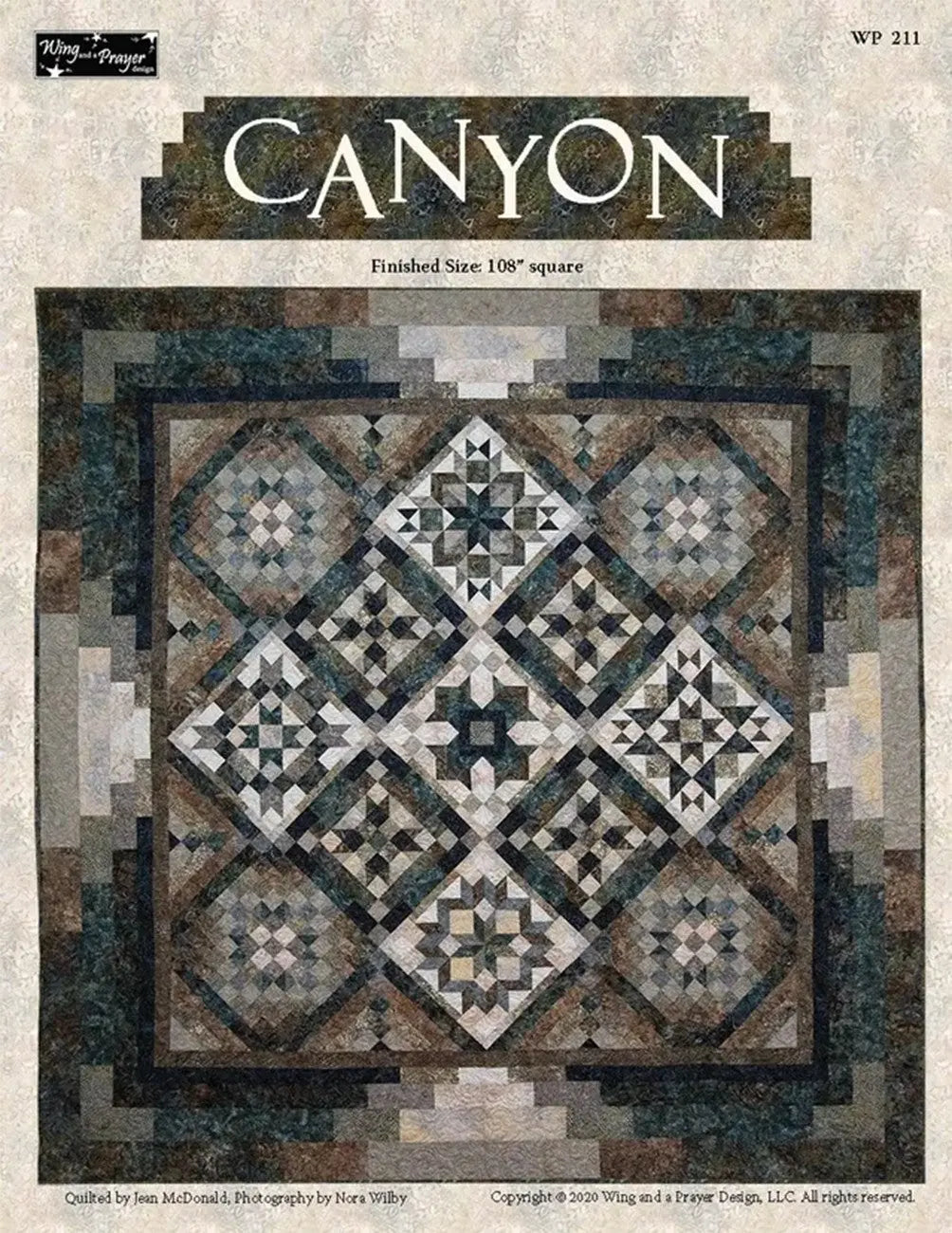 Patrón de Colcha Canyon - Timeless Treasures