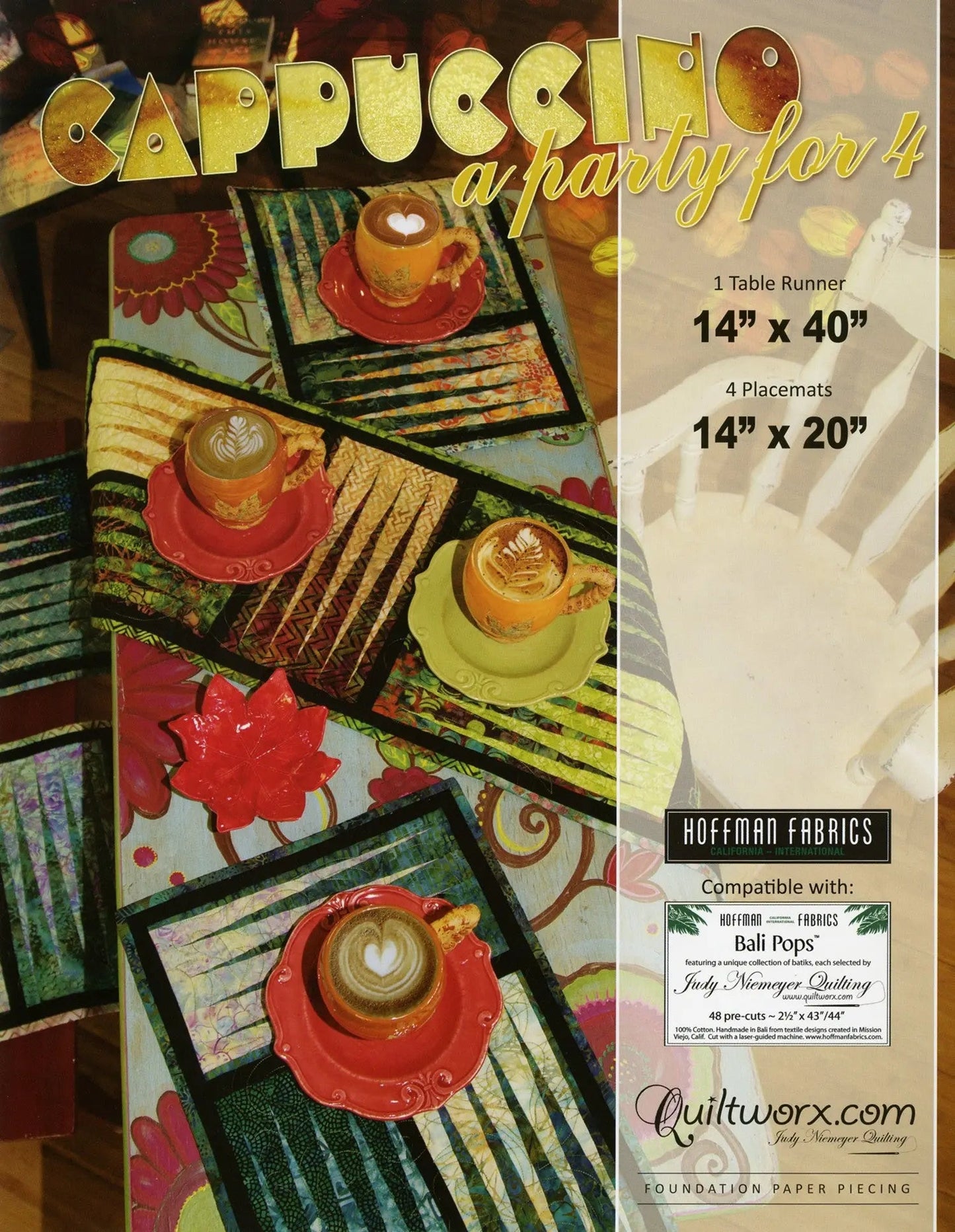 Cappuccino: A Party for 4 Sewing Pattern