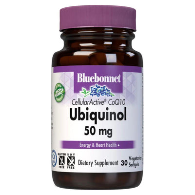 Bluebonnet CellularActive CoQ10 Ubiquinol 50 mg - 30 Gélules Végétariennes