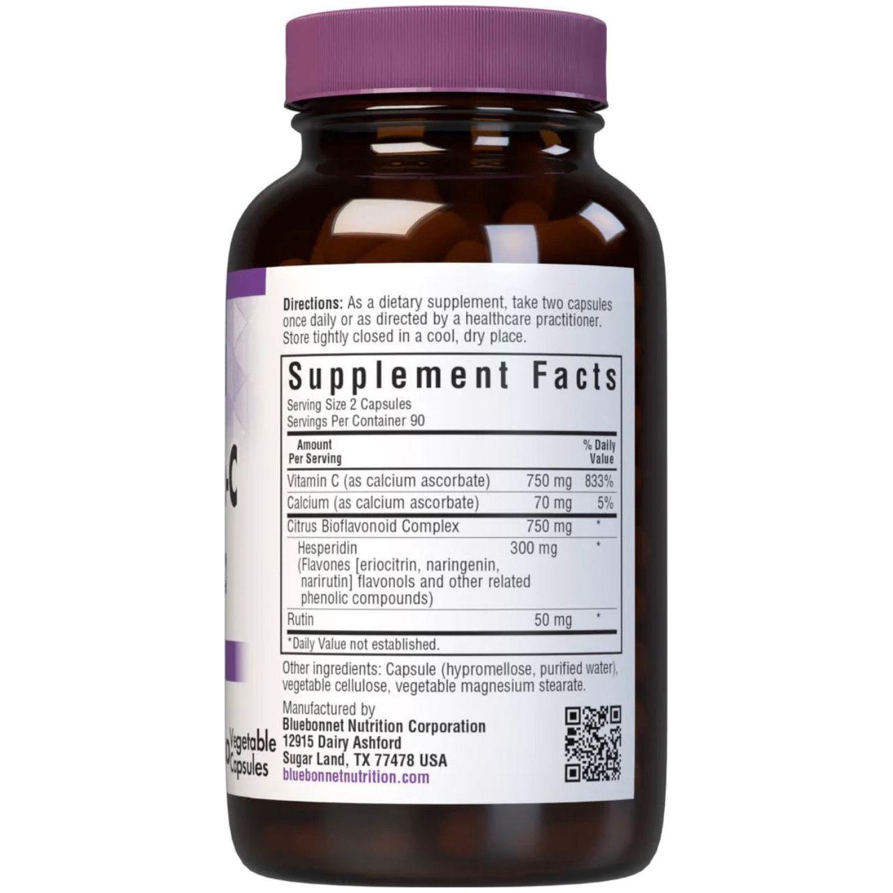 Bluebonnet Mega Bio-C Formula - 180 Vegetable Capsules
