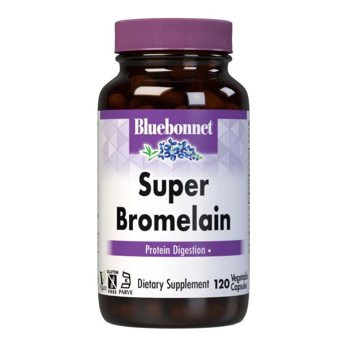 Bluebonnet Super Bromelain 500mg - 120 Capsules Végétales