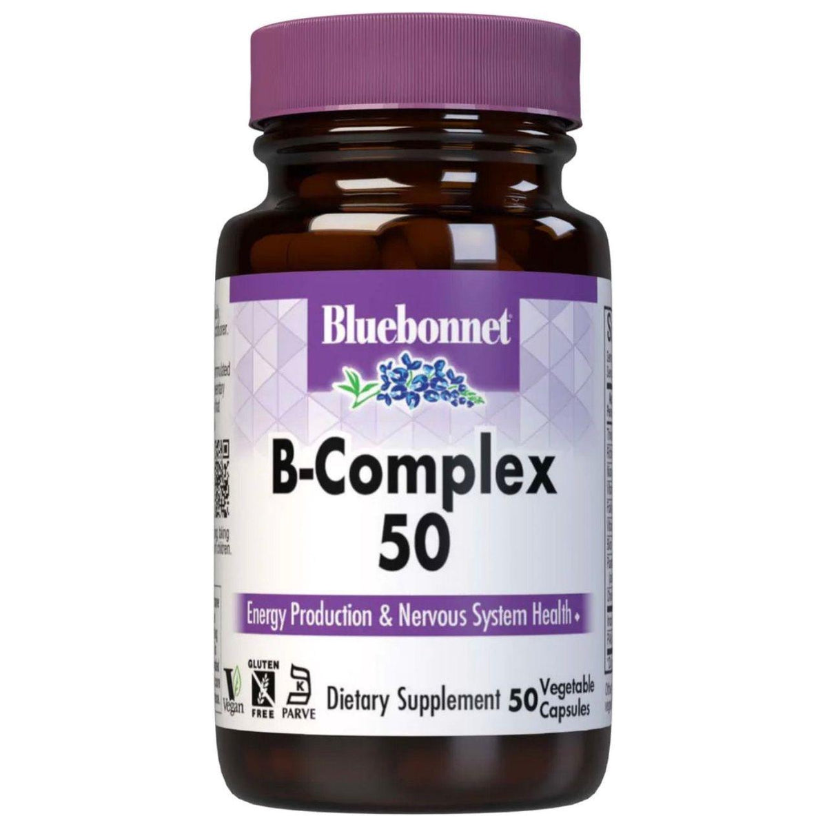 Bluebonnet Nutrition B-Complex 50 Alta Potencia - 100 Cápsulas Vegetales