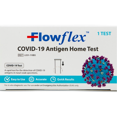 Test antigénique COVID-19 Flowflex à domicile