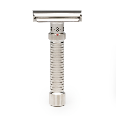 Rex Supply Co. Ambassador Polished Adjustable Stainless Steel DE Razor RSC-101P