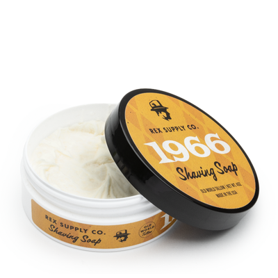 Rex Supply Co. Jabón de Afeitar de Grasa del Viejo Mundo 1966 4 Oz