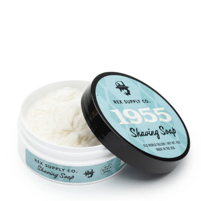 Rex Supply Co. 1955 Old World Tallow Shaving Soap - 4 Oz