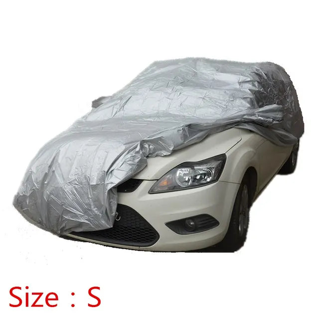 Car Covers Size S/M/L/XL SUV L/XL Indoor Outdoor Full Car Cover Sun UV Snow Dust Rain Resistant Protection - Korvel