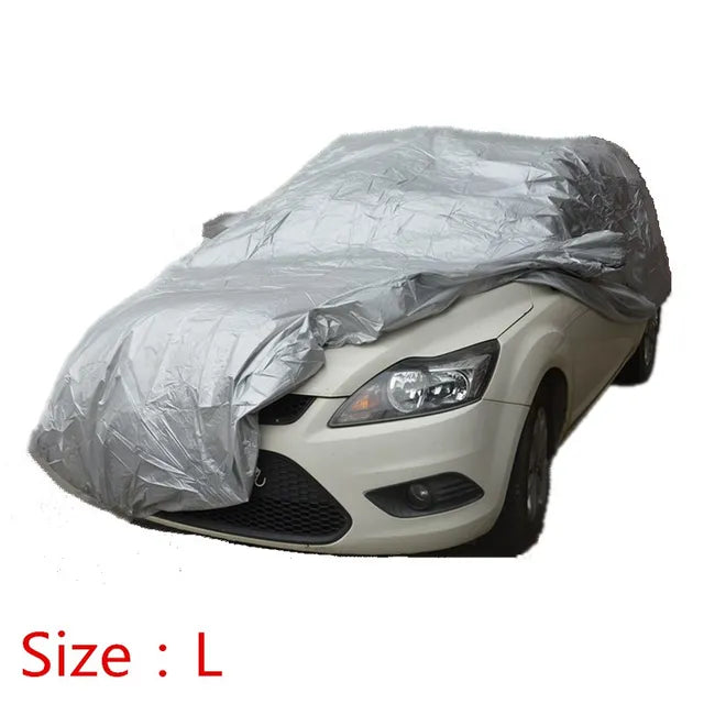 Car Covers Size S/M/L/XL SUV L/XL Indoor Outdoor Full Car Cover Sun UV Snow Dust Rain Resistant Protection - Korvel