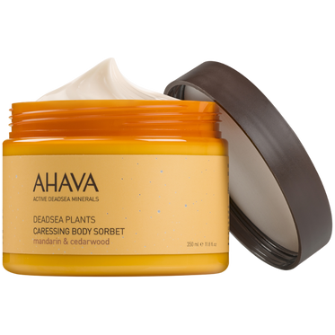 Ahava Sorbete Corporal Acariciante de Mandarina y Madera de Cedro, 11.8 Oz