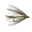 Mouche noyée Carey Special Soft Hackle Grouse et vert vif - Lot de 6 mouches, hameçon taille 10
