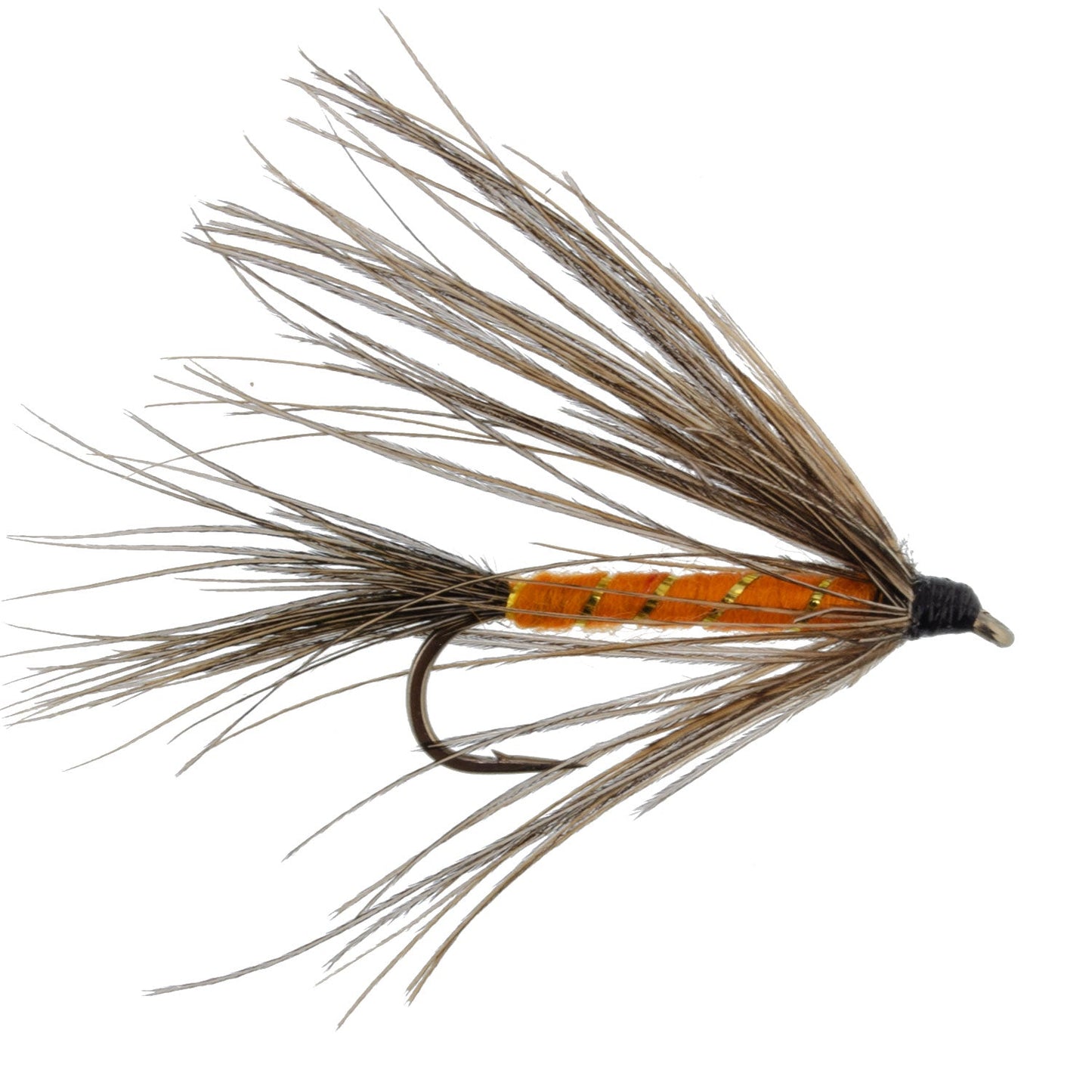 Carey Special Soft Hackle Grouse and Orange Wet Fly - Size 10 (6 Flies)
