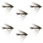 Carey Special Soft Hackle Fly Set - 6 Size 10 Wet Flies for Trout - Korvel